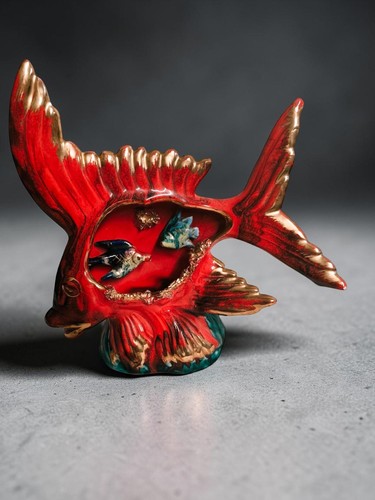 Lampe poisson céramique - poisson,