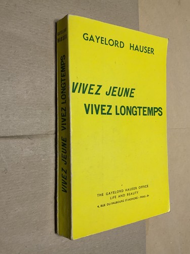 Vivez jeune - , longtemps