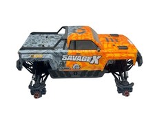 Hpi Savage X Flux V2 1/8 Scale Monster Truck Slider/Roller W Body #15286