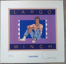 FRANCQ - LARGO WINCH : DESIGN - Ex-Libris sérigraphié Raspoutine
