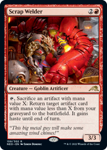Mtg magic scrap welder - scrap, english
