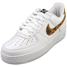 Nike Air Force 1 Low Retro Premium Blanc Or Unissex