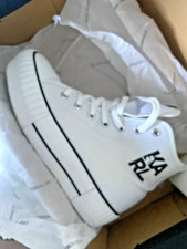 Baskets Montantes Toile Blanc