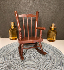 Rocking-Flesh Wooden Dollhouse Decoration Game Toy