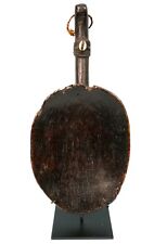 African Art - Important Healed Ritual Spoon - Custom Base - 42.5 Cms