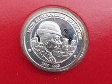 SUPERBE MINI- MÉDAILLE ARGENT