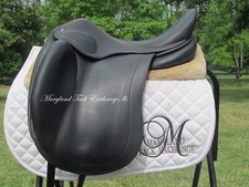 17.5" LUC CHILDERIC DSC MONOFLAP dressage saddle # 1 FLAPS-2015 MODEL!