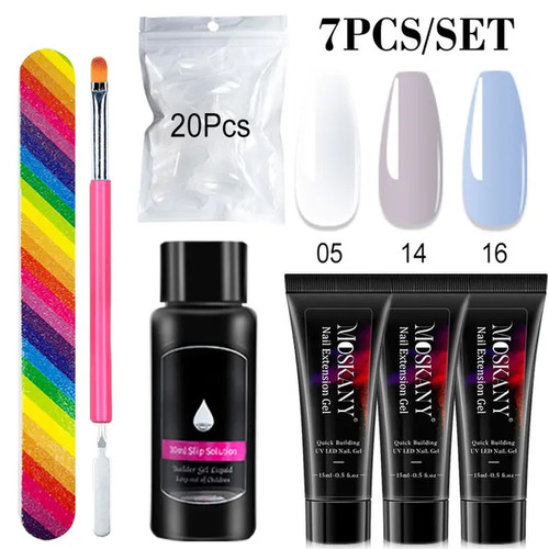 Poly nail gel set - poly, 6w