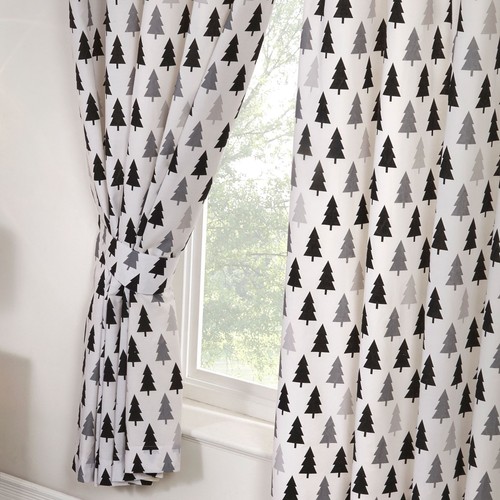 Rideaux doublés scandi ours - scandi,