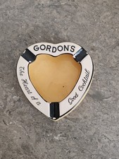 Vintage Gin Gordon's Ashtray. Carlton Ware Ceramic. Made in England