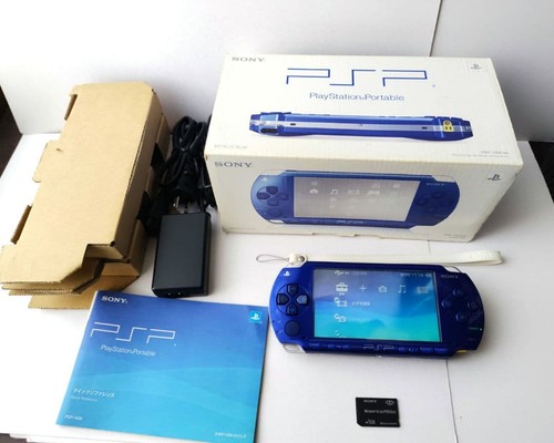 Sony psp 1000 metallic blue - psp,