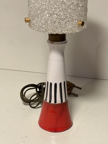 Lampe céramique vintage - céramique,