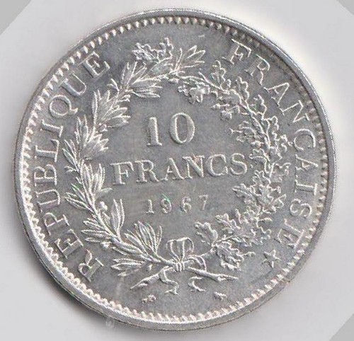 Pièce francs argent type - 10,