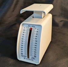 Vintage Esselte Letter Scale 0-250g White Plastic