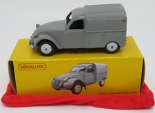 rare MINIALUXE PARIS 454/500 CITROEN 2CV GREY VAN 1/43 #38-2 IN BOX