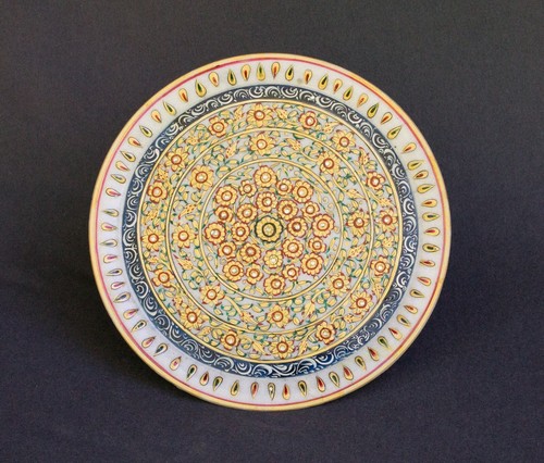 Inde plat marbre - en, blanc