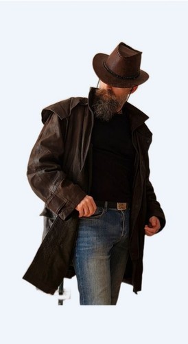 Manteau homme cuir vachette - manteau, en
