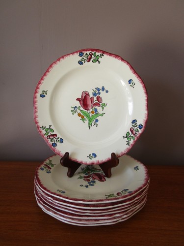 Assiettes plates cm - 8, en