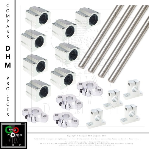 Kit guide lisses trempées - kit,
