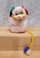 1980s Vintage Lookalike Popples Light Pink Mini Plush Hugger Grabber Clip On