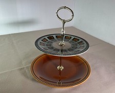 Plat à gâteau porcelaine à