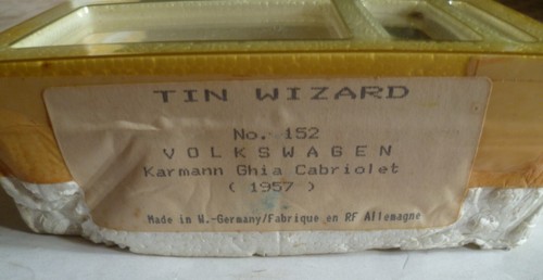 Tin wizard volkswagen karmann - wizard,