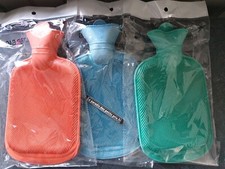 bouillotte en caoutchouc , Bouillotte 750 ml ,25 cm x 14 cm