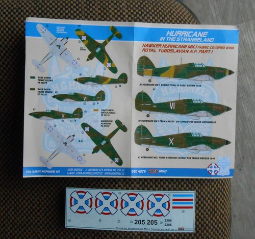 Décalques maquette avion 48 - maquette, 1:48