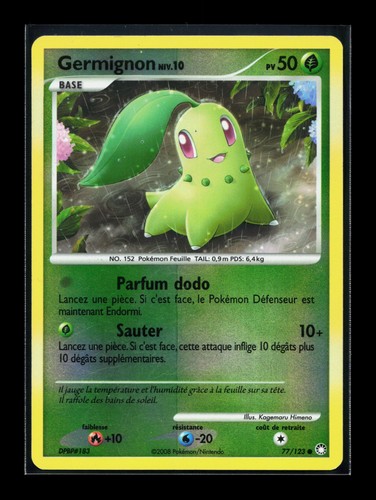 Carte pokémon germignon - carte,