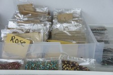 Over 10,000 Vintage Chatons Rhinestones Gold Back MUST SEE DESCR ++Jewelry Craft