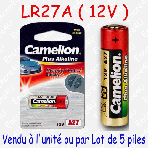 Pile alcaline lr27a 27a - alcaline,