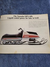 VINTAGE 1978 YAMAHA SNOWMOBILE BROCHURE SRX440 EXCITER 440 Enticer ET340 250 78