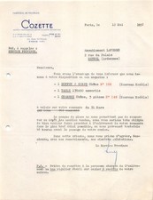 1952 COZETTE FURNITURE FACTORY IN PARIS - LAVENNE FURNITURE IN RETHEL