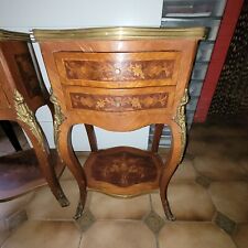 1 Meuble d'appoint Sellette arrondie a tiroirs Style Napoléon 3 N°1.