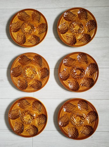 Lot assiette huîtres - lot, 6