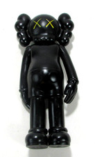 2004 MEDICOM Kaws Companion Vinyl Action Figure - Black ~ HTF ~ RARE