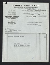 BLANC-MESNIL (93) STAMPING & BOILERMAKING / RADIATORS ""F. RICHARD"" in 1964