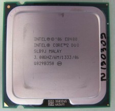 Processeur CPU Intel Core 2 Duo E8400 - 3.0/6M/1333/06 - Douille 775 - SLB9J