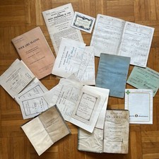 Lot of Old School Papers and Books 1930