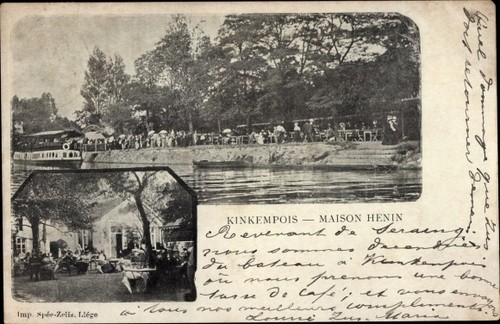 Postcard kinkempois liège - postcard,