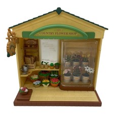 EPOCH Sylvanian Families Country Flower Shop Playset Fixed Parts As-Is