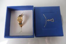 Bague Pierre Lang, Belle Bague, Dorée Avec Des Pierres, Taille 48 (3)