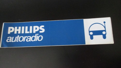 Philips car radio sticker 1 - radio,