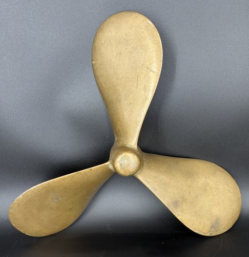 Antique bronze boat propeller - antique,