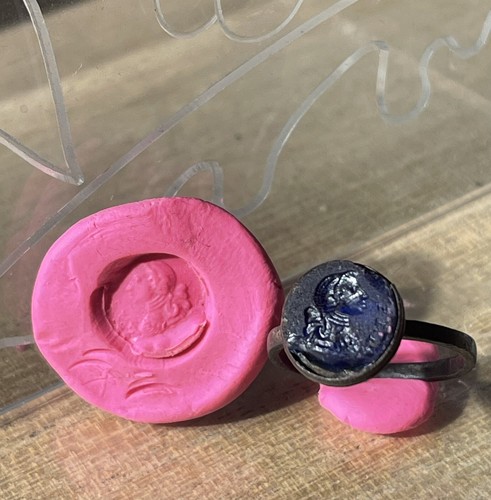 Ancienne bague sceau xviii - ancienne,