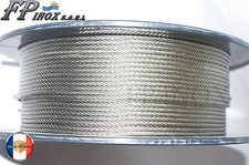 Rouleau de 100M Cable 4mm inox