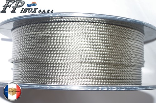 Rouleau 100m cable 4mm inox - rouleau,