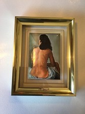 Nu  Sur Bois  Émaillée