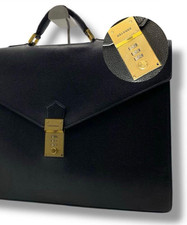 Rare Delvaux Business Bag Gold