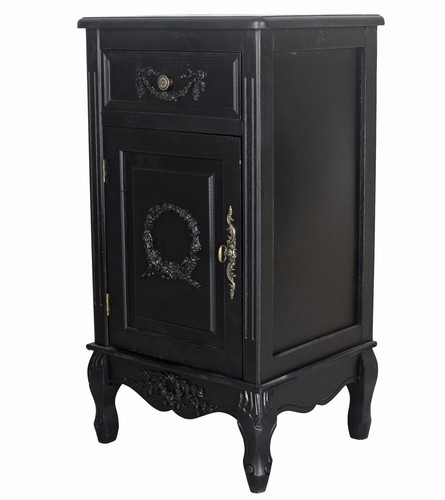 Armoire nuit antique noir - de,